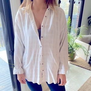 Free People Button down shirt